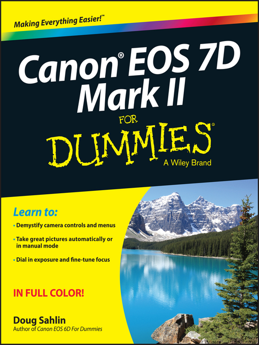 Cover image for Canon EOS 7D Mark II For Dummies